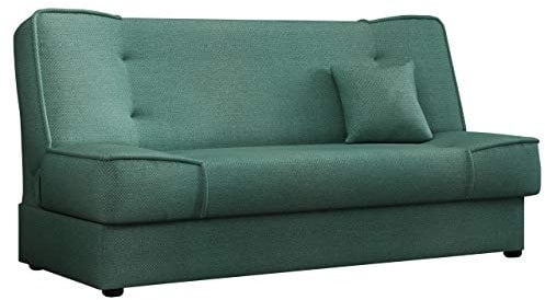 Mirjan24 Schlafsofa Gemini mit Bettkasten, 3 Sitzer Sofa, Couch mit Schlaffunktion, Bettsofa Schlafsofa Polstersofa Farbauswahl Couchgarnitur (Enjoy 18)