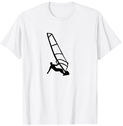 Windsurfen mit Windsurfer und Surfbrett T-Shirt