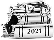 PANDORA Schulabschluss 2021 Charm aus Sterlingsilber, Kollektion Passions, 799325C00