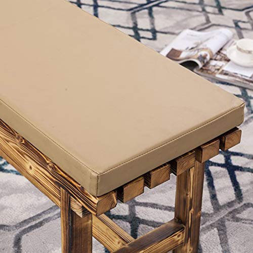 Kunstleder-Möbelkissen für den Garten, wasserdicht, für den Außenbereich, Terrasse, Bank, bequemes Sitzkissen aus Metall/Holz, 5 cm dicke Matte für Terrasse, Esszimmer