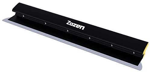 Zozen Drywall Skimming Blade 24in/60cm, All Body made of Aluminum Alloy, Blade made of European Stainless Steel, Smoothing Knife/Wipe Down Knife, Acting on Gyprock/WallBoard/Plasterboard