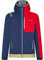 La Sportiva Herren Macnas Hoody M Sweatshirt, Grey Blue-Tango Red, M