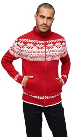 Brandit Norwegian Cardigan, Color: red, Size: 3XL