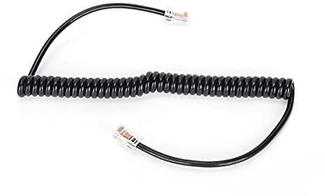 Elprico 8 Pin Microphone Cable, PVC RJ-45 to RJ-45 Handheld Microphone Cable for Icom HM-151, IC-7000, IC-7100
