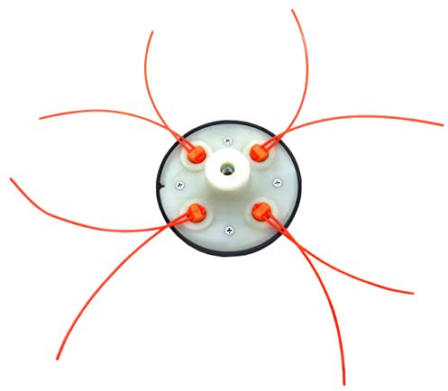 Woopeey 4-Wege-Universal-Trimmerkopf, passend für die meisten Freischneider, Unkrautfresser, Schnurgröße 0,05 Zoll bis 0,095 Zoll