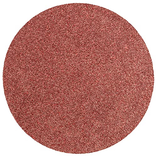 GRAPHITE Schleifscheiben 125 mm, K40/60/80/100/120/240, 5 Stück, Elektrokorund, halboffene Körnung, Papierbasis Typ E, zum Schleifen von Farben, Lacken, Holz und Metalloberflächen