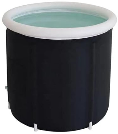 AooDen Bañera de hielo para atletas, bañera portátil para adultos, bañera de terapia de frío, piscina de barril de hielo