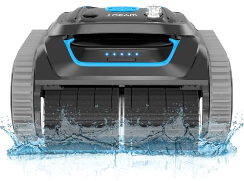 WYBOT Robot Nettoyeur de Piscine sans Fil Haut de Gamme avec Mode Application, Technologie de cartographie Intelligente, Dure 180 Minutes, Robot aspirateur de Piscine Automatique avec Aspiration