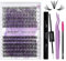 Extension Cils Individuels Kit 240PCS Faux Cils Individuel Bouquet 0.07mm Cluster Lashes Kit C Curl 12-16mm 20D+30D DIY Extensions de Cils Cluster Kit(20D/30D-C-Cluster Cils Extension Kit)