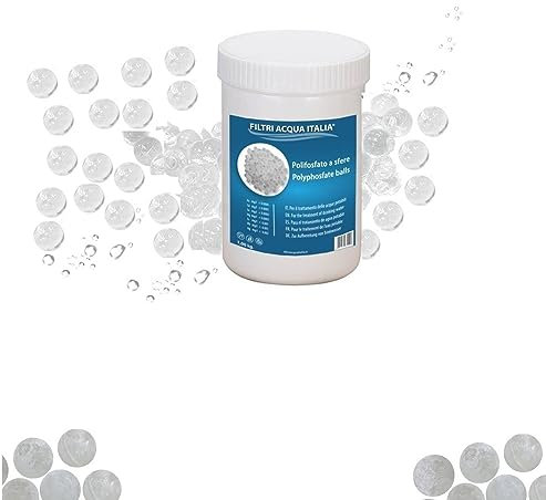 Ricarica Polifosfato a Sfere 1,00 Kg. per Filtri Anticalcare Lavatrice, Dosatori ecc.