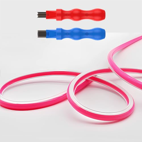 JARBIH 16.4ft 8mm Separated Neon Flexible LED Light Strip Cover,Wear Free