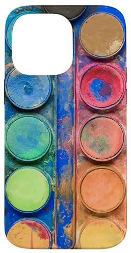 Watercolor Paint Palette Box - Funny Artist/Painter/Art Gift Case for iPhone 14 Pro Max