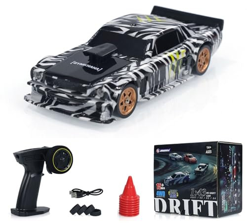TOUCAN RC HOBBY 1/43 Remote Control Drift Racing Car 4WD 2.4g Mini Race Toy High Speed Model