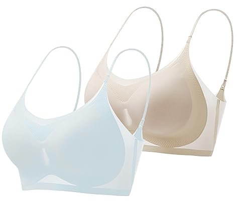 Angxiwan Angebote Damen Bekleidung Sport BH für Damen Alltag Cotton Bequemer Bras Seamless Ohne Bügel Starker Halt Fitness Training Soft BHS VerläNgerung Sport Tops Home Must Haves Gadgets