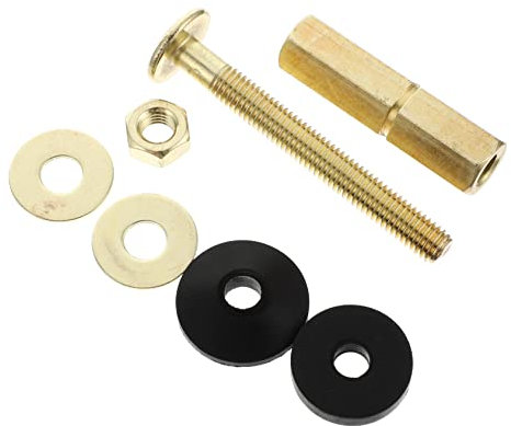 Hemobllo 1 Set Toilet Tank Screw Toilet Screws Tank to Bowl Repair Kit Toilet Cistern Bolts Toilet Tank Fixings Bolt Hardware for Flush Valve Tank Acorn Basket for Toilet Tank Alloy