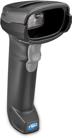 SIMPLETEK - USB / RS232 Manueller Tischleser für 1D und 2D Barcodes, Kabel nicht im Lieferumfang enthalten (Stand-alone Version) - Schwarz