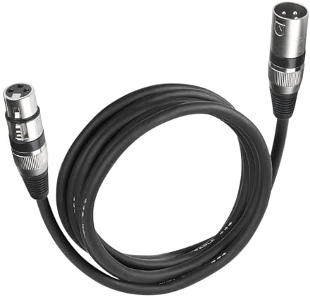 LIUZIKUN Cavo per microfoni XLR a 3 Pin bilanciato Maschio-Femmina, Cavo Patch Audio per Mixer e Uso sul palco