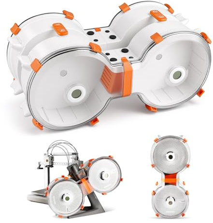 Howarx Boîtier AMS Lite pour le système d'impression 3D multi-couleurs Bambu Lab AMS Lite – Stockage de filament entièrement scellé avec fonction de séchage, placement vertical (4 hygromètres inclus)
