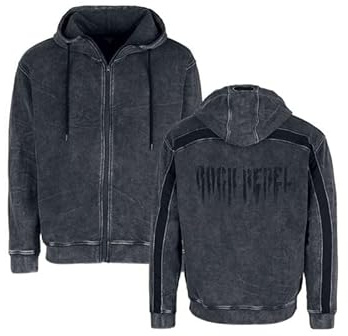 Rock Rebel by EMP Herren Kapuzenjacke Incognito Rebel grau XL
