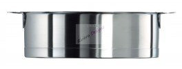 Cristel S26Qlkp Sauteuse 26 Cm Strate Amovible + Couvercle Platine