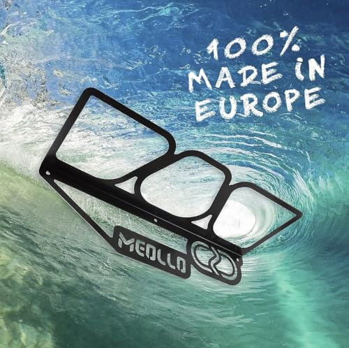 Surfboard wandhalterung (100% Stahl) (schwarz)