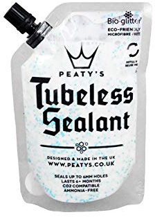 Peaty's Tubeless Sealant - Bike Tyre Liquid Sealant (120ml Trail Pouch)