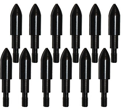 MILAEM 12pcs Bogenschießen Pfeilspitzen 100/125/150 Grain Jagdspitzen Pfeilspitze Stahl Spitze Broadhead für Bogenpfeile Armbrustpfeile Armbrust Bolzen