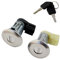 2 serrures de porte compatibles pour Peugeot 106, 205, 309 et 405 (1983-2003) avant gauche et droit | Barillet de porte avec double de clés | 91700A