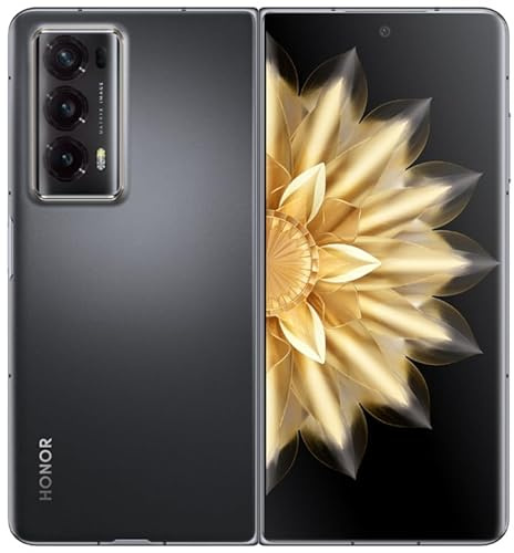 Honor Magic V2 5G, 16 Go + 512 Go, 7,92 Pouces + 6,43 Pouces MagicOS 7.2 Snapdragon 8 Gen2 Octa Core jusqu'à 3,36 GHz, réseau : 5G, OTG, ne Prend Pas en Charge Google Play (Noir Soie)