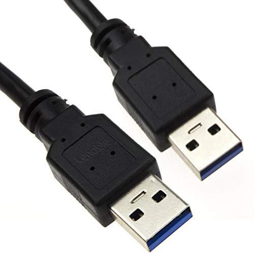 USB 3,0 SuperSpeed Type A Fiche vers A Fiche câble Cordon 2 m Noir [2 mètre/2m]