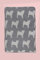 jilda-tex Wohndecke Tier-Decke Kuscheldecke Luxusdecke Tagesdecke Baumwolldecke (Mops - Grau, 80 x 120 cm)