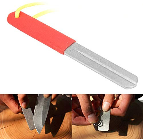 Fishing Hook Sharpener Diamond 400 800 Grits Fish Hook Sharpening Stone Double Side Grinding File for Fish Hook Sharpening