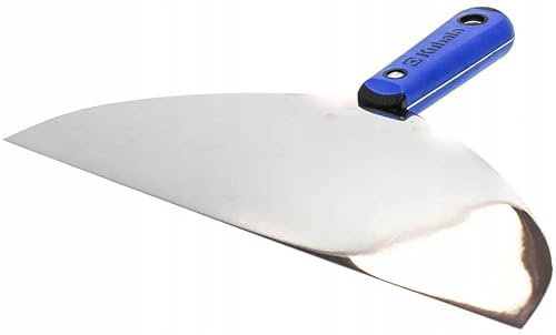 Profi Malerspachtel aus rostfreiem Edelstahl mit Kunststoffgriff - Spachtel Silver Line - Putty Messer ist ideal für Finishing-Arbeiten mit allen Arten von Spachtelmassen - Made in EU - KUBALA