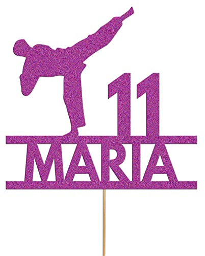 Tortenaufsatz, Motiv: Karate, Kampfsport, Judo, Geburtstagskuchen, personalisierbar