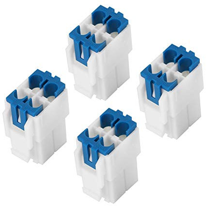 VBESTLIFE 5 Stück 4-poliger Radio-Stromkabelstecker für Kurzwellenradio, für ICOM IC-7000, IC-7600, für YAESU FT-450, für Kenwood TS-480 Usw