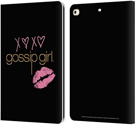 Head Case Designs Offizielle Gossip Girl XOXO Graphics Leder Brieftaschen Handyhülle Hülle Huelle kompatibel mit Apple iPad 9.7 2017 / iPad 9.7 2018