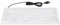 Tastiera in Silicone, raccordi per Computer cablati USB Pieghevoli Accessori silenziosi silenziosi per Materiale Flessibile Morbido Essential Essential Lightweigh(Bianco)
