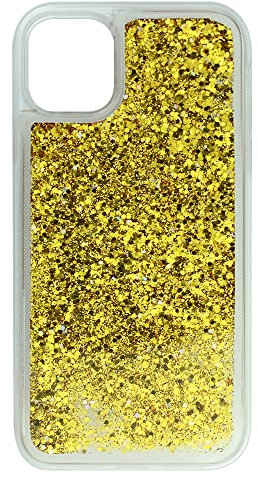 Babaco Phone Case For Iphone 11 Liquid Glitter Effect, Gold