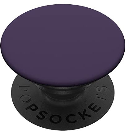 Niedliches, schlichtes Minimalistisches, schickes Dunkelviolett PopSockets Klebender PopGrip
