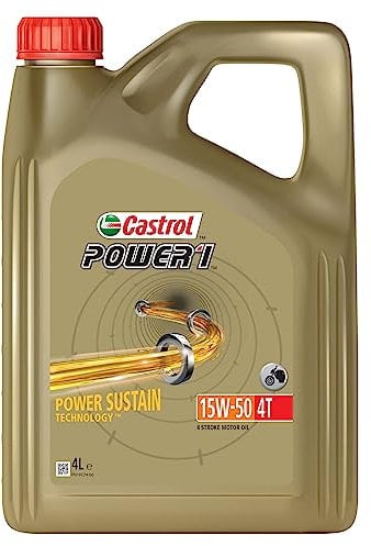 Castrol POWER1 4T 15W-50 Motorcycle Oil 4L