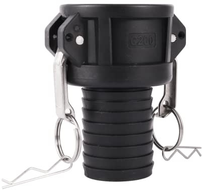 FOGWOWO Raccordi Camlock in Polipropilene,Camme e Scanalatura Tubo Raccordi,Standard Tipo C,Femmina accoppiamento con 2 Maschio