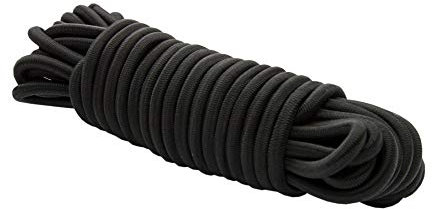 Dreamprint Expanderseil 5 m Schwarz 8 mm Gummiseil Gummischnur Spannseil Planenseil Spanngummi Gummileine Seil Schnur Band elastisch für Anhängerplane Planenbefestigung