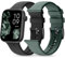 SPC Smartee Duo 2 – Smartwatch Montre Intelligente avec Bracelet Interchangeable, écran AMOLED 1,78”, Grande Batterie 7 Jours, +100 Sports, IP68, appels Bluetooth, Android et iOS – Couleur Noir/Vert