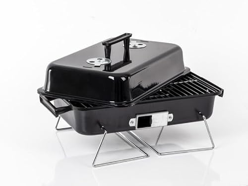 Camp4 Jim Holzkohlegrill, schwarz