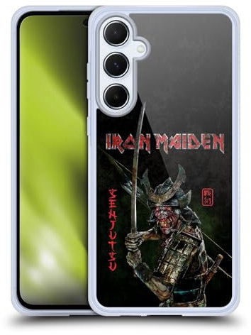 Head Case Designs Offizielle Iron Maiden Album-Cover Senjutsu Gel Handyhülle Hülle [Militärischer Schutzgrad] Kompatibel mit Samsung Galaxy A55 5G