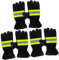JECOMPRIS 3 Paar Feuerhemmende Handschuhe Feuerwehrhandschuhe Bauhandschuhe Feuerlöschhandschuhe Sicherheit Arbeitshandschuhe Feuerwehr Schutzhandschuhe Arbeitsschutzhandschuhe