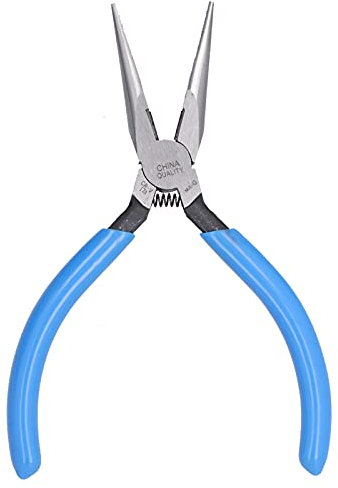 QZHDX DIY Professional Repair Combination Self Grip Pliers Set，Needle Nose Pliers Ultra‑Thin, Tools & Equipment Riveters Cutting Mini Hand Tool MJL‑13 (Color : Blue)