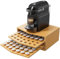 70 Capsules Porte Dosette de Café pour Nespresso, Tiroir à Capsules de Café Tiroir de Rangement Dosettes Porte Capsules Café Tiroir de Rangement pour Nespresso