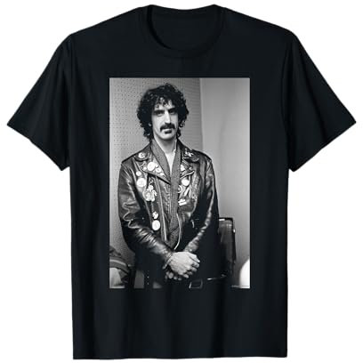 Frank Zappa indossa una giacca di pelle di Virgina Turbett Maglietta