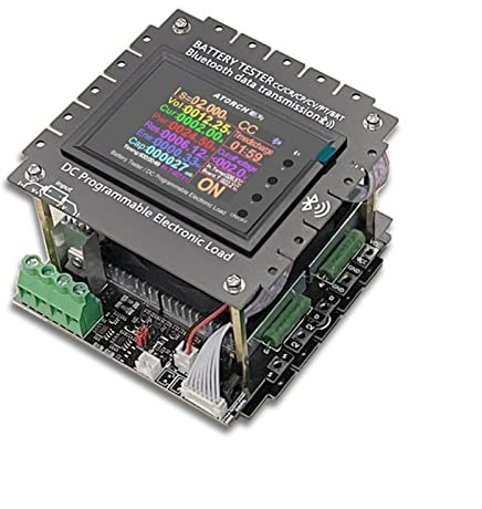 Battery Testers, 150W All-In-One 20A Bluetooth DC Power USB Tester Electronic Load Lithium Battery Capacity Monitor Discharge Meter(NEW 150W)